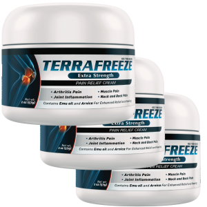 terrafreeze pain relief cream 3 package