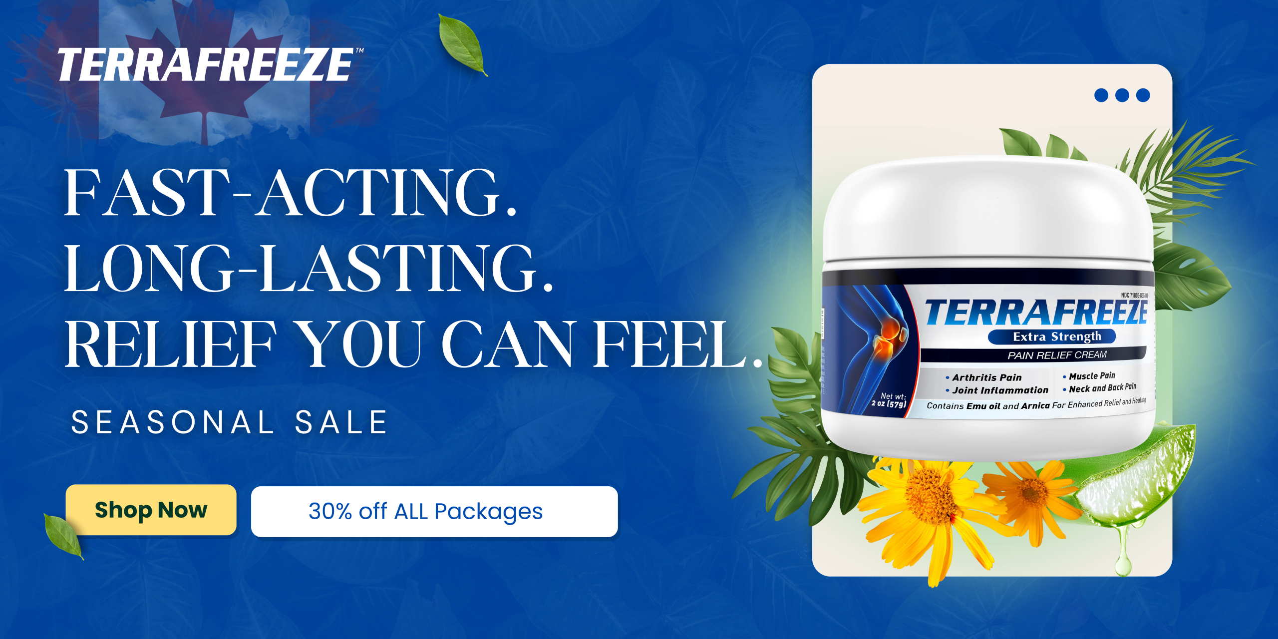 terrafreeze pain relief cream