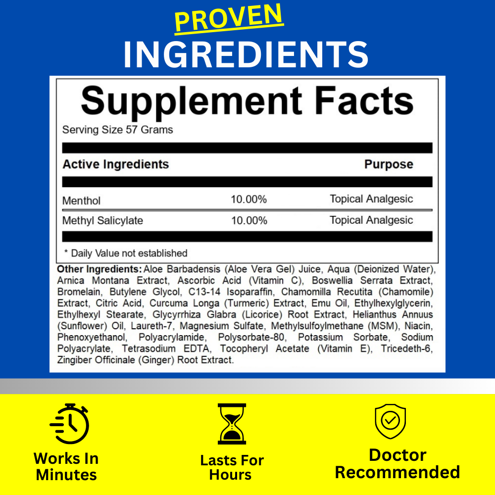 TERRAFREEZE Natural Ingredients